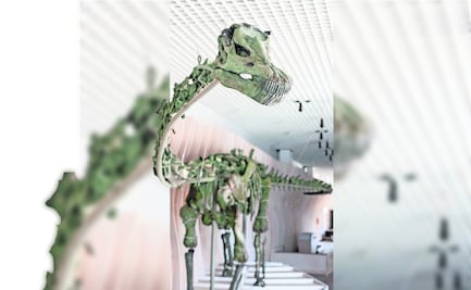 Un dinosaurio de 23 metros de largo es el nuevo inquilino del Museo de Historia Natural de Los Ángeles