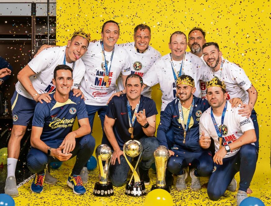 Disputarán la Supercopa de la Liga MX ante los Tigres, Campeón de Campeones 2023. Ahí, André y su cuerpo técnico podrían llegar a cuatro campeonatos. Foto: Club Ámerica