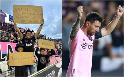 ¡Qué valor! Hombre le "avisa" a su pareja que gastó lo de la renta para ver a Lionel Messi