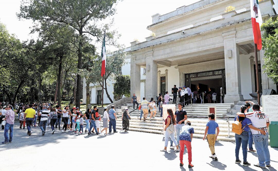 Los Pinos turned into a cultural center when López Obrador took office in December 2018 - Photo: File Photo/EL UNIVERSAL
