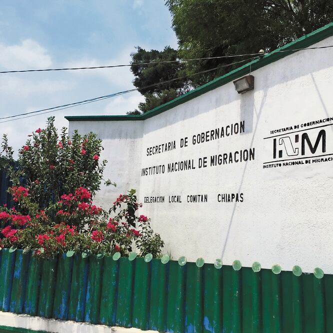 Aspecto de la estación migratoria de Comitán. ESPECIAL