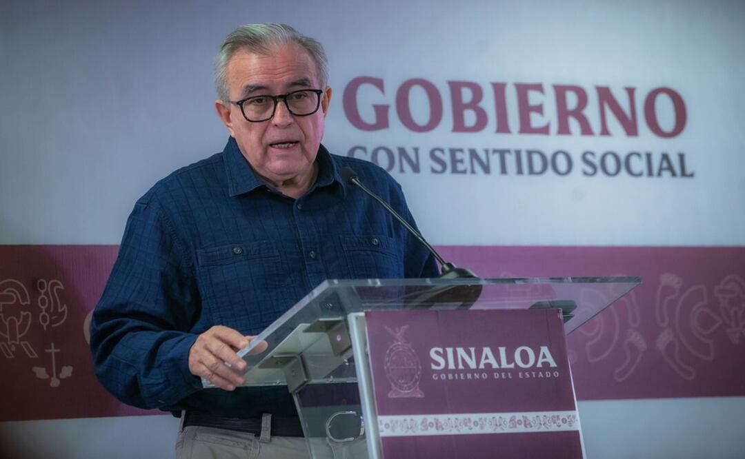 Gobernador del estado, Rubén Rocha Moya Foto: Javier Cabrera Mertínez