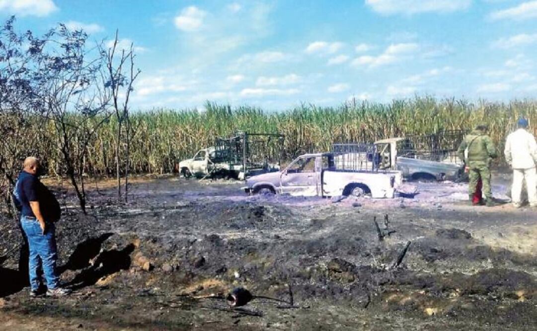 Explosion caused by illegal fuel taps in Veracruz on February 8. (Photo: Archive / EL UNIVERSAL) 
