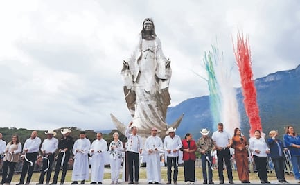 Entregan escultura de la Virgen de la Misericordia