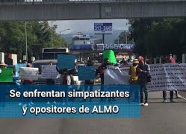 Entre acusaciones de “fifí” y “chairos”, simpatizantes y opositores de AMLO se enfrentan verbalmen