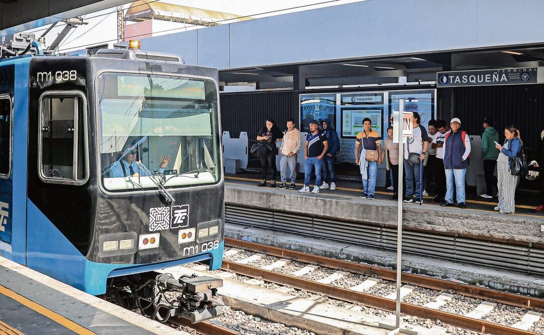 La intervención en Tasqueña contempla una plataforma para la llegada y salida de trenes, y adecuación de la infraestructura electromecánica de vía. Foto: Carlos Mejía / EL UNIVERSAL
