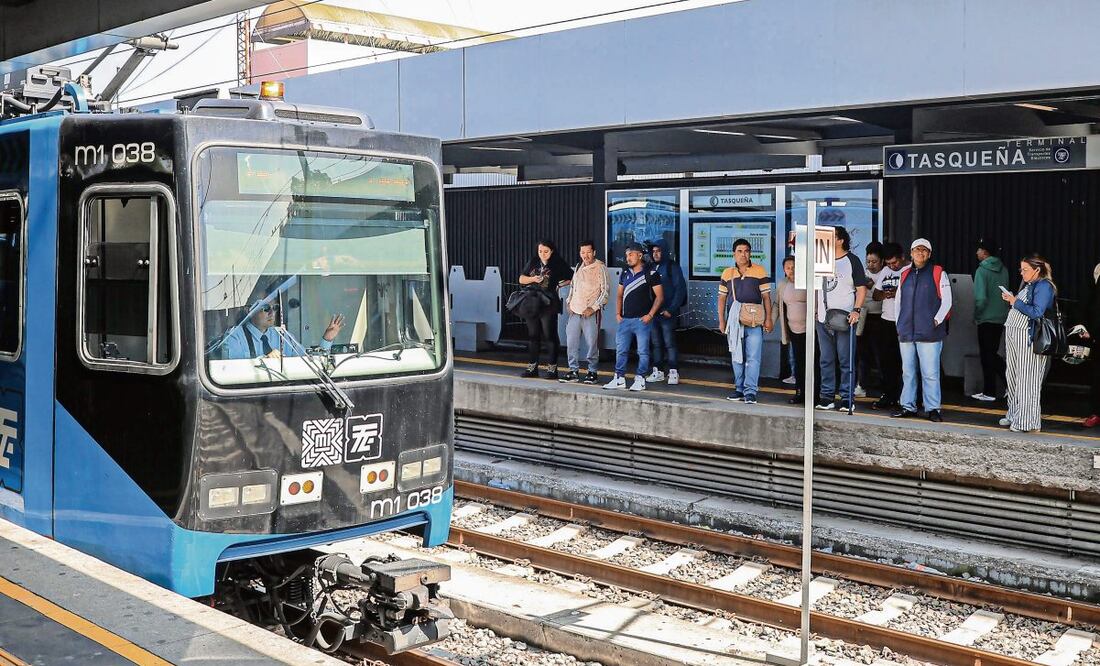 La intervención en Tasqueña contempla una plataforma para la llegada y salida de trenes, y adecuación de la infraestructura electromecánica de vía. Foto: Carlos Mejía / EL UNIVERSAL