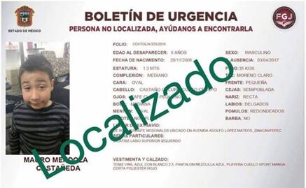 Localizan a niño perdido en McDonald’s de Edomex