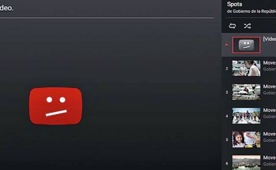 Esta es la imagen de la página suspendida por el gobierno (ESPECIAL)