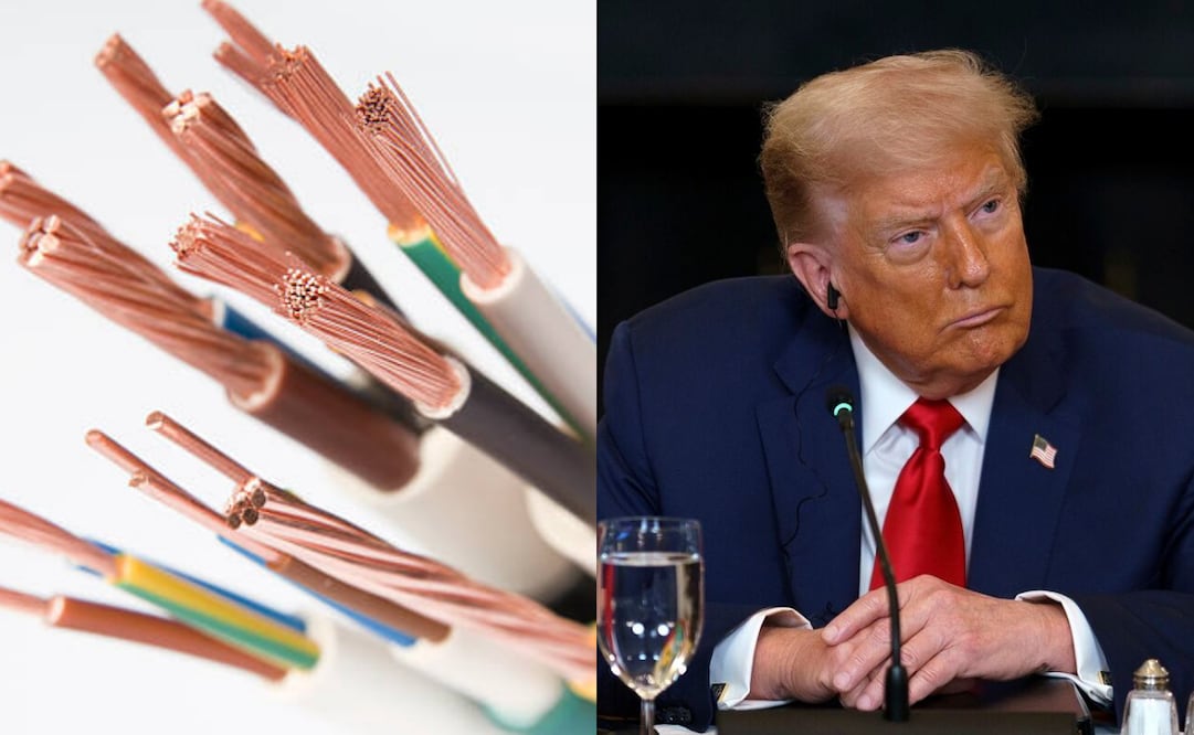 Aranceles al cobre por parte de Estados Unidos. (09/07/25) Foto: iStock y EEFE