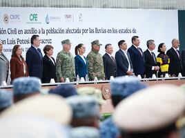 Gobierno de Hidalgo reconoce labor de fuerzas armadas y de Protección Civil por labores de ayuda tras intensas lluvias y desborde de ríos