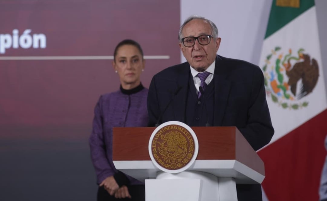 El secretario de Salud, David Kershenobich, en la conferencia matutina de este martes 20 de enero de 2026 en Palacio Nacional. Foto: Carlos Mejía/ EL UNIVERSAL