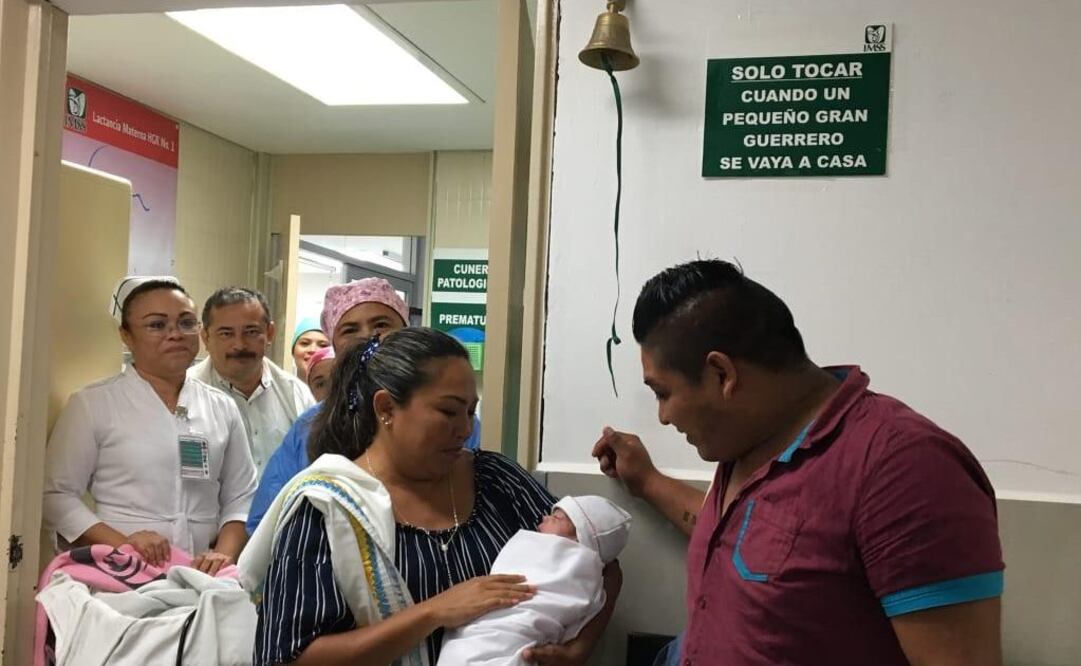 Valentina logró aumentar su peso cuatro veces más de lo que pesó al nacer, es decir, de 680 gramos pasó a 2 kilos 550 gramos (Foto: Cortesía)