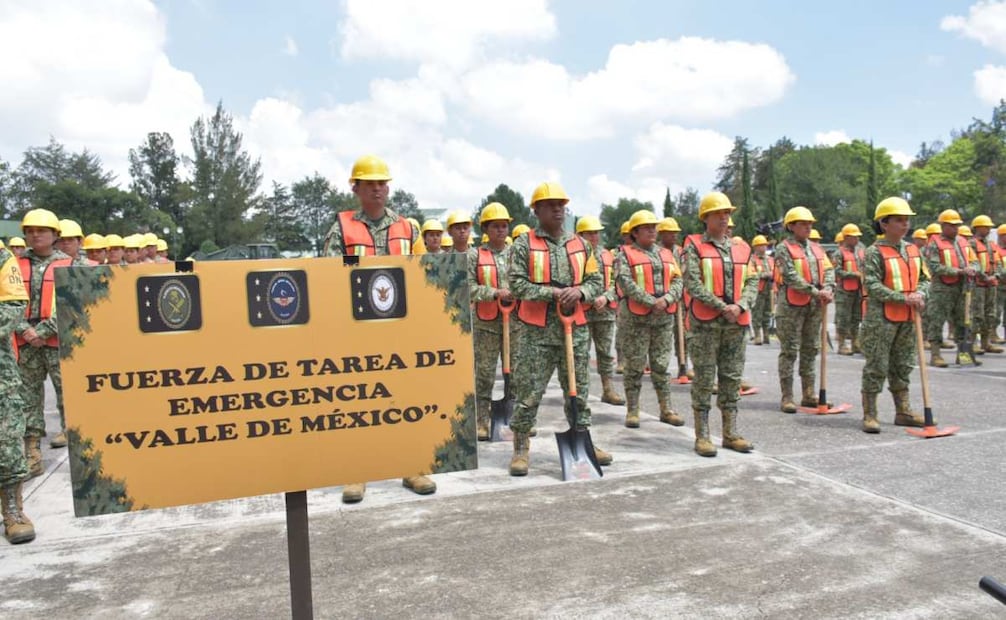 Fuerza de tarea de emergencia "Valle de México". Foto: Especial