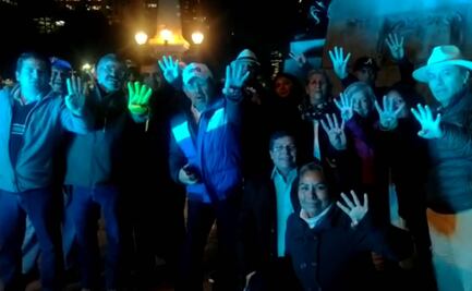 Arriban alrededor de 72 camiones procedentes de Coahuila para apoyar a AMLO en la marcha por la Transformación