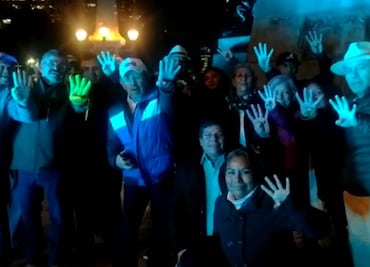 Arriban alrededor de 72 camiones procedentes de Coahuila para apoyar a AMLO en la marcha por la Transformación