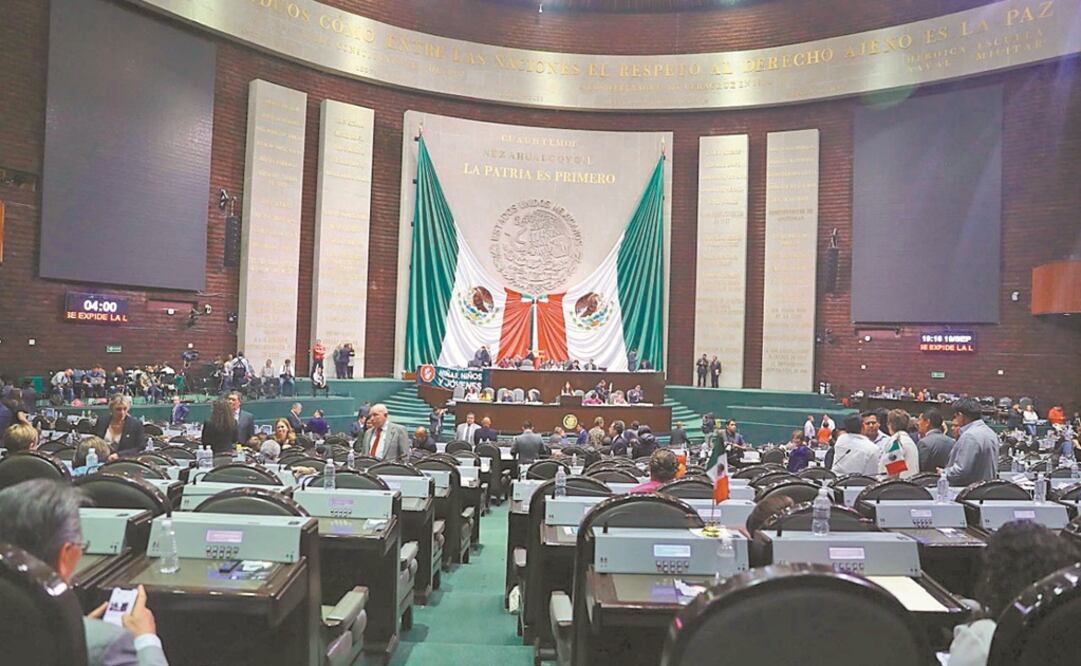 Para presentar acciones de inconstitucionalidad, en la Cámara Baja se necesitan 165 diputados (33%). La oposición en el recinto suma 164 legisladores. Foto: ESPECIAL