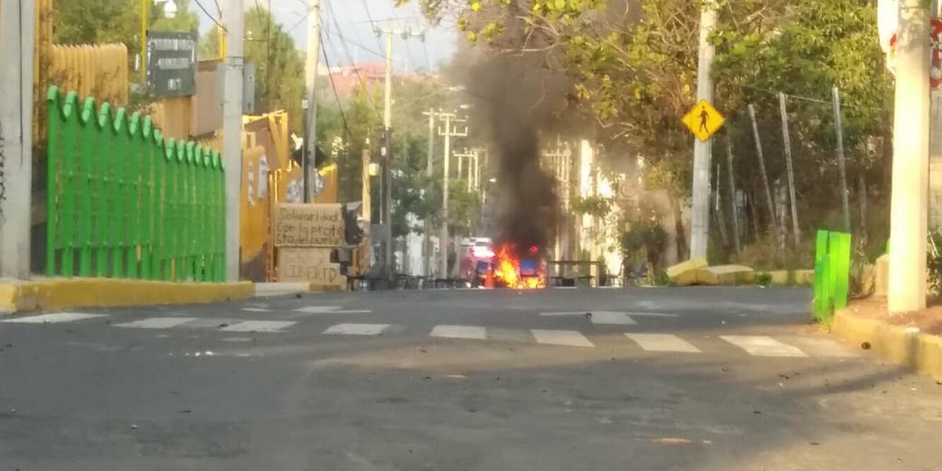 Desmanes en CCH Sur          Foto: Tomada de Twitter