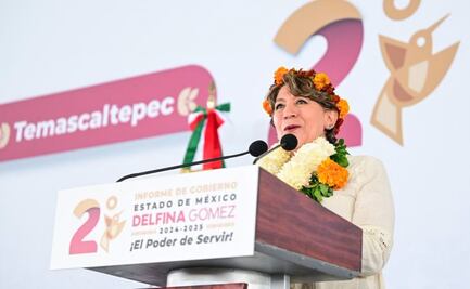 Delfina Gómez destaca intervención de 800 km de caminos y vialidades