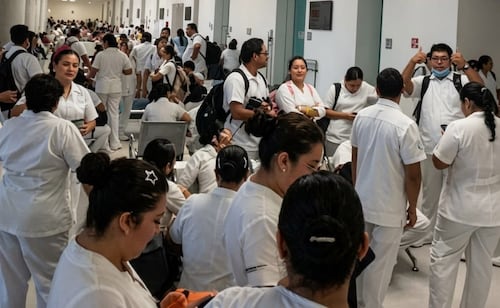 Enfermeros paran labores en el nuevo Hospital Agustín O’Horán de Yucatán; exigen pago de salarios pendientes