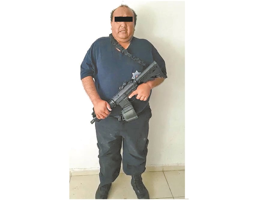 En un video difundido en redes sociales se observa al inspector José Antonio Archi Yama relatando que fue levantado por integrantes del CJNG. Foto/TOMADA DE VIDEO