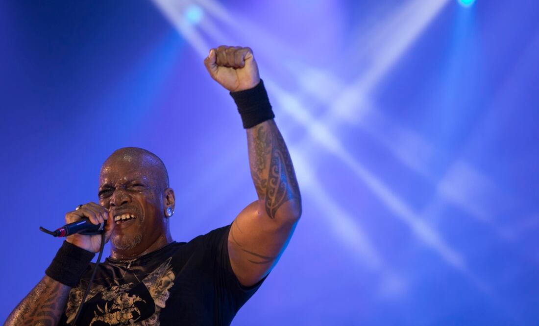 Derrick Green vocalista de Sepultura. Foto: Archivo