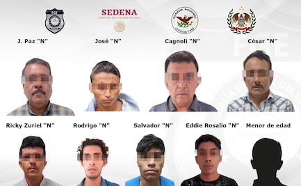 Detienen a nueve presuntos secuestradores y extorsionadores en Morelos