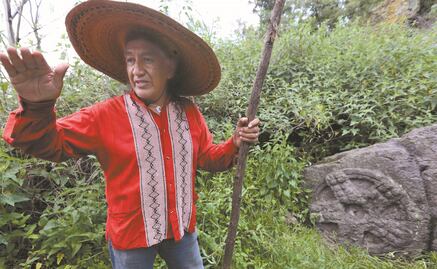 Los guardianes del Cerro de Moctezuma, un lugar sagrado