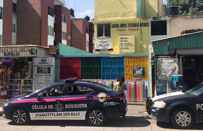 Agresión a maestra: Policías custodian jardín de Niños de Cuautitlán Izcalli 