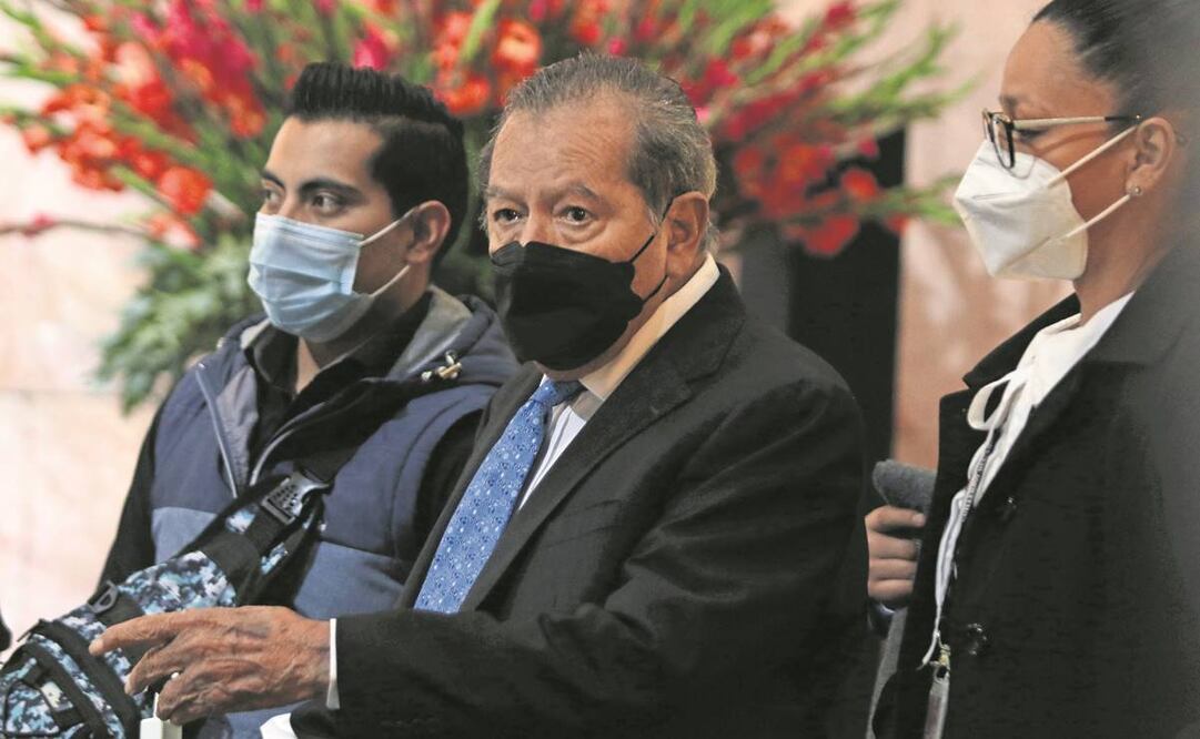 El exdiputado Porfirio Muñoz Ledo afirmó que asesora a Movimiento Ciudadano; “yo ya estoy para legar”, dijo al hablar de su fundación. Foto: Carlos Mejía/ EL UNIVERSAL.