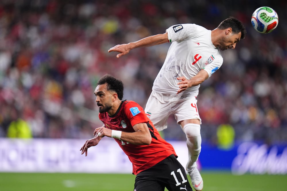 Egipto e Irán en partido, durante la Fase de Grupos del Mundial de 2026 - Foto: AP