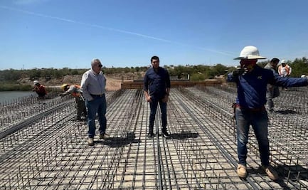 Rubén Rocha supervisa construcción de puente vehicular en Culiacán; mejorará movilidad en zona norte de la ciudad