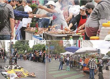 Se desborda comercio ambulante en Centro Histórico