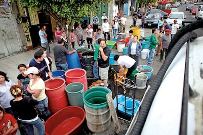 Alerta Foro Económico sobre severa falta de agua
