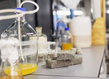 Desarrollan el primer 'bioladrillo' hecho con orina humana