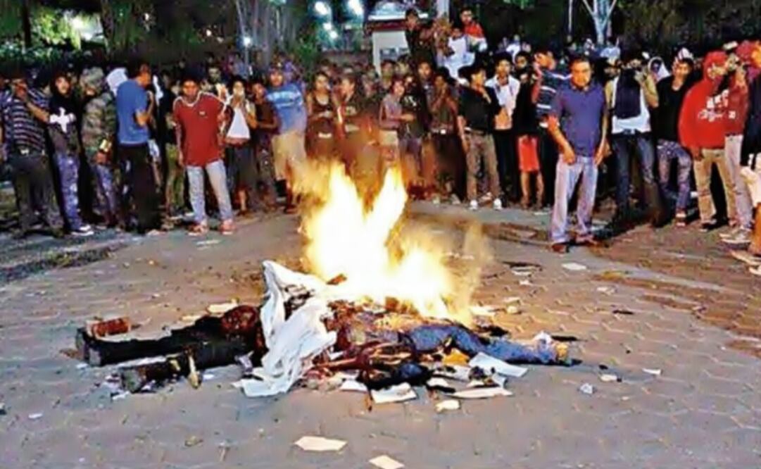 The men were killed and then set on fire on suspicion of being kidnappers. (Photo: SPECIAL)