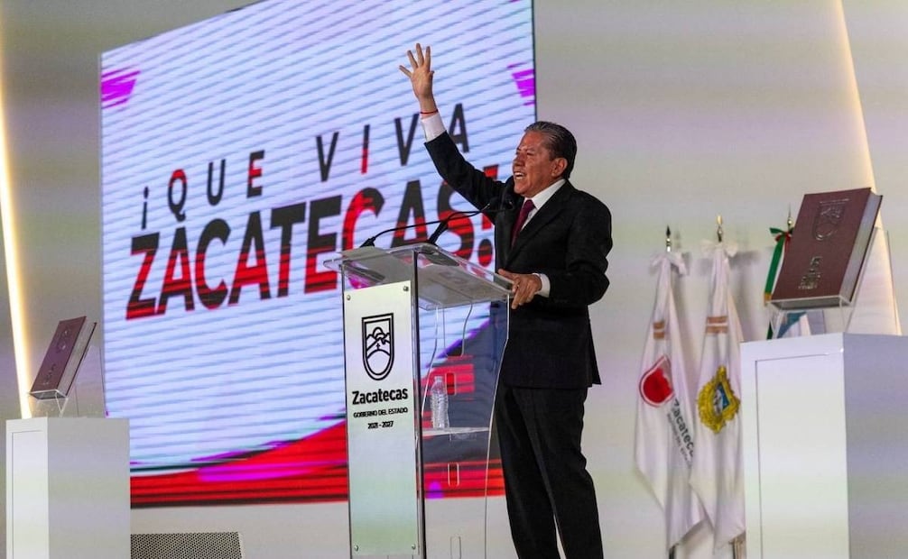 David Monreal destacó que en su gobierno se ha logrado tener finanzas sanas y una administración libre de nueva deuda. 08/09/2026. | Foto: Especial.