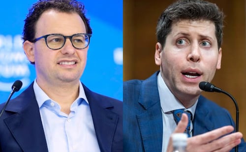 Dario Amodei y Sam Altman; las dos figuras detrás de OpenAI y Anthropic que buscan definir el futuro de la IA