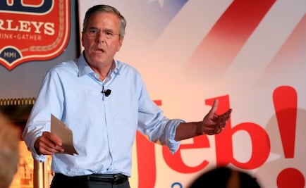 Trump siembra temor, acusa Jeb Bush