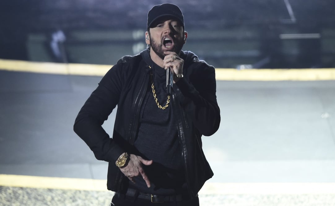 Eminem en los Oscar 2020. Foto: AP