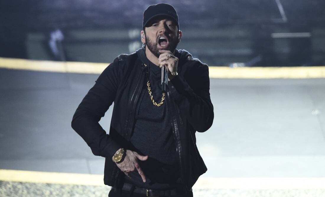 Eminem en los Oscar 2020. Foto: AP
