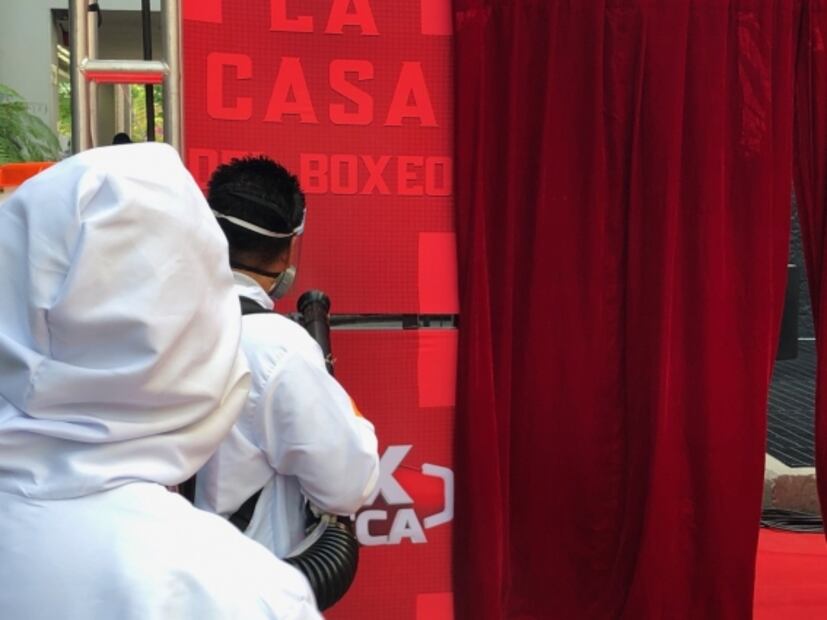 Así son los protocolos para el espectáculo de boxeo