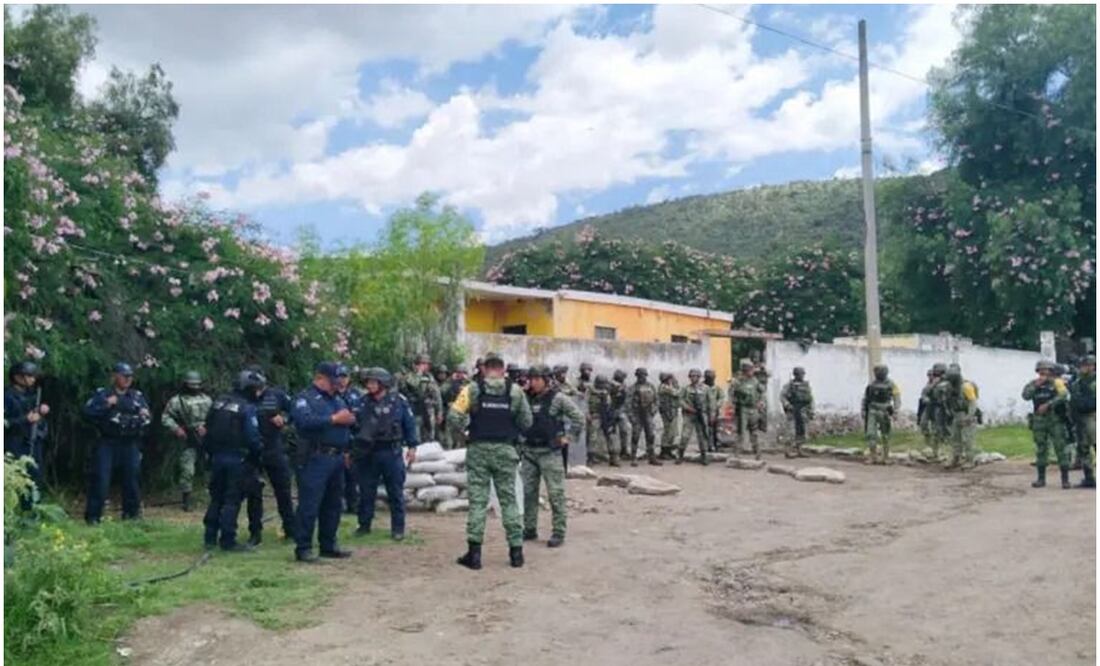 Presuntos huachicoleros atacan a elementos de la Sedena en Hidalgo. Foto: Especial
