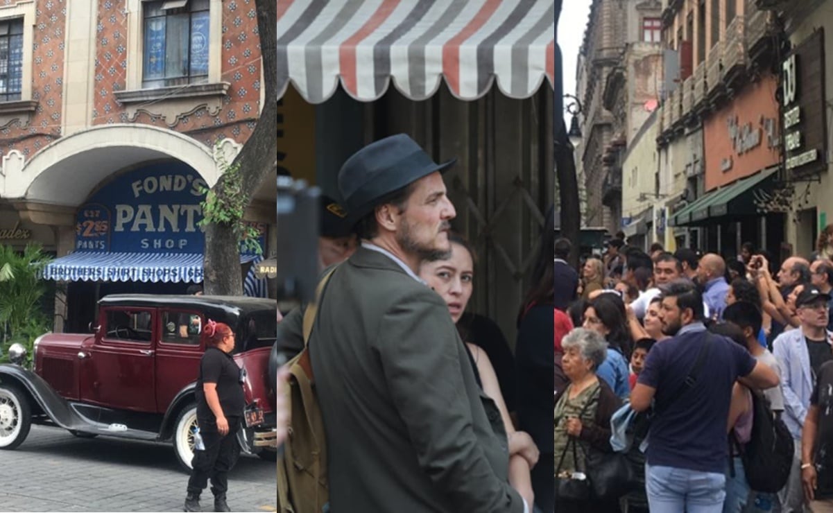 VIDEO: Pedro Pascal alborota a fans en el Centro Histórico de la CDMX durante el rodaje de “De noche” ️