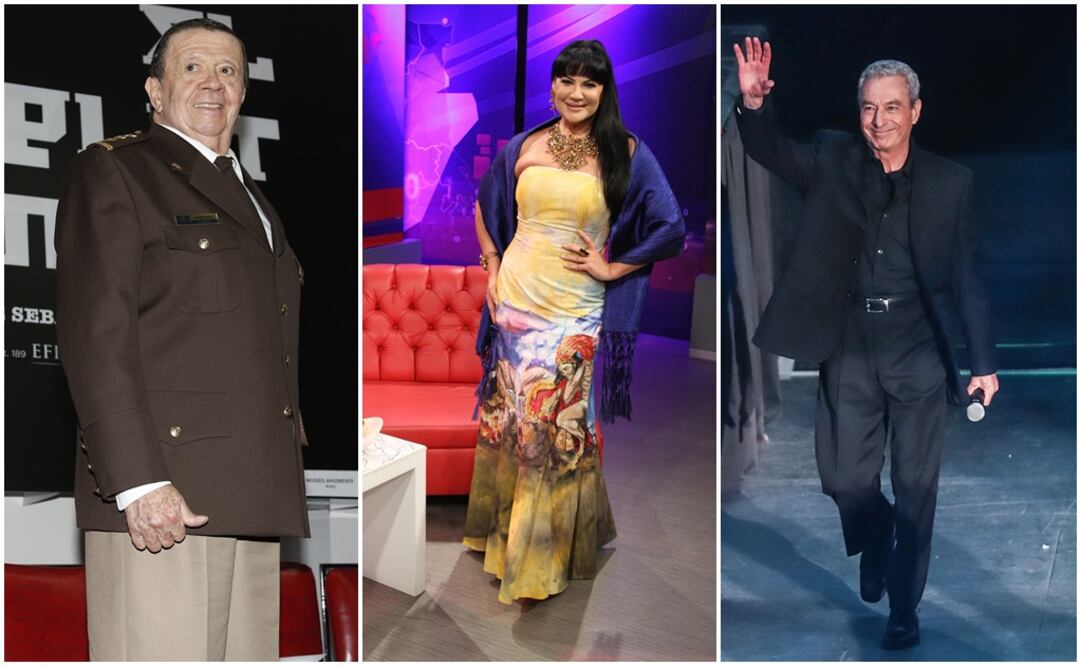 Chabelo, Alejandra Ávalos y César Costa. Fotos: Archivo