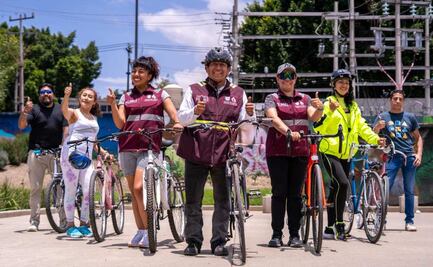 Pilares inaugura 8 biciescuelas; están ubicadas sobre Calzada de Tlalpan donde se construye la Ciclovía "La Gran Tenochtitlan"