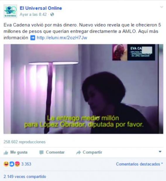 El Foco. La agria tentación de Eva Cadena