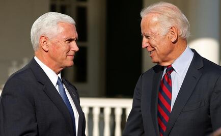 Joe Biden recibe a Mike Pence en su residencia