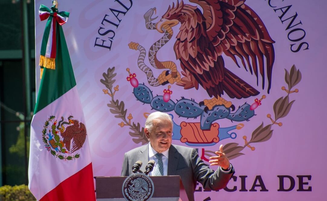 AMLO encabezó la ceremonia del 86 Aniversario de la Expropiación Petrolera. Foto: Presidencia