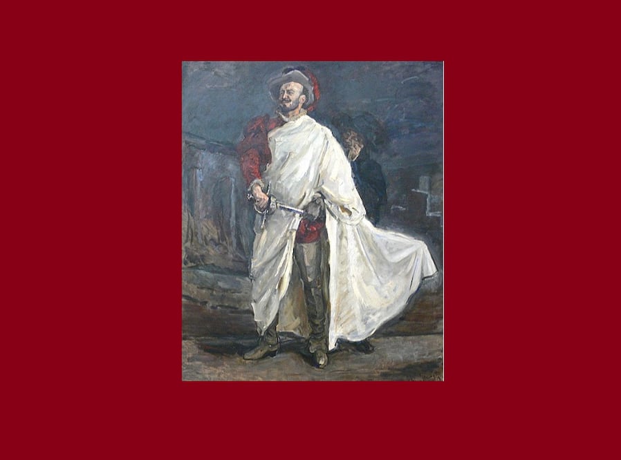 Don Juan desenvainando la espada en Don Giovanni de Mozart; cuadro de Max Slevogt. /Wikimedia